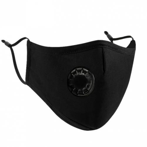 Reusable Nose Mask With Breathing Valve - BLACK(3PCS)