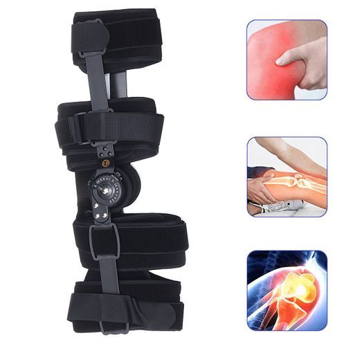 Adjustable Hinged Knee O Brace Left Right Leg Fracture Ortho