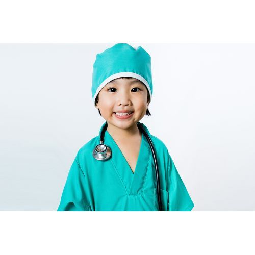 Children's Career Day Surgeon Costume Scrubs