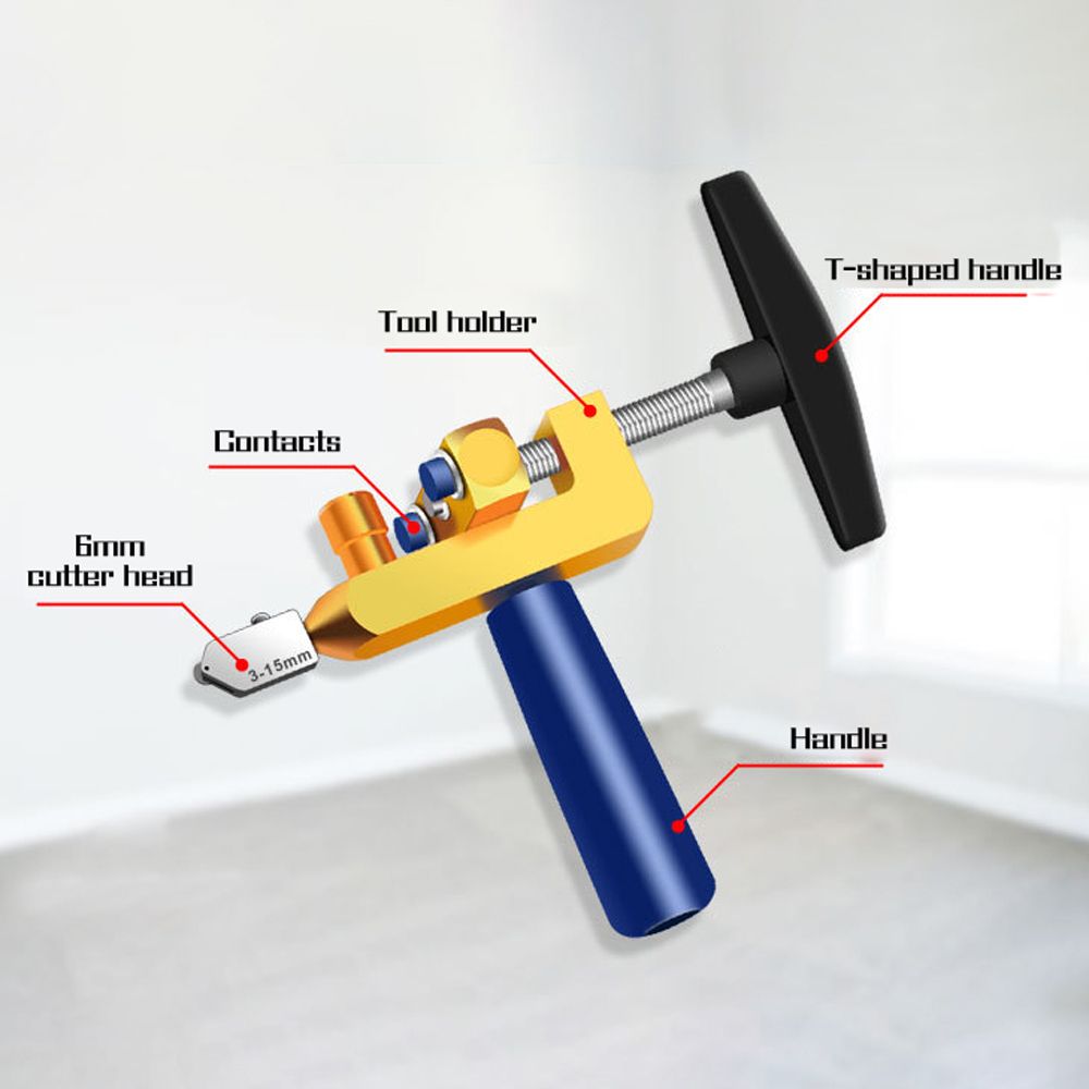 Portable Manual Glass Tile Opener Hand-Held Replacement