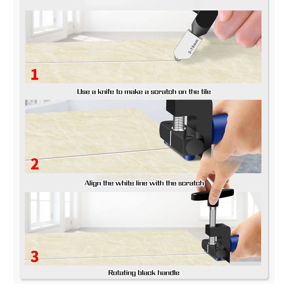 Portable Manual Glass Tile Opener Hand-Held Replacement
