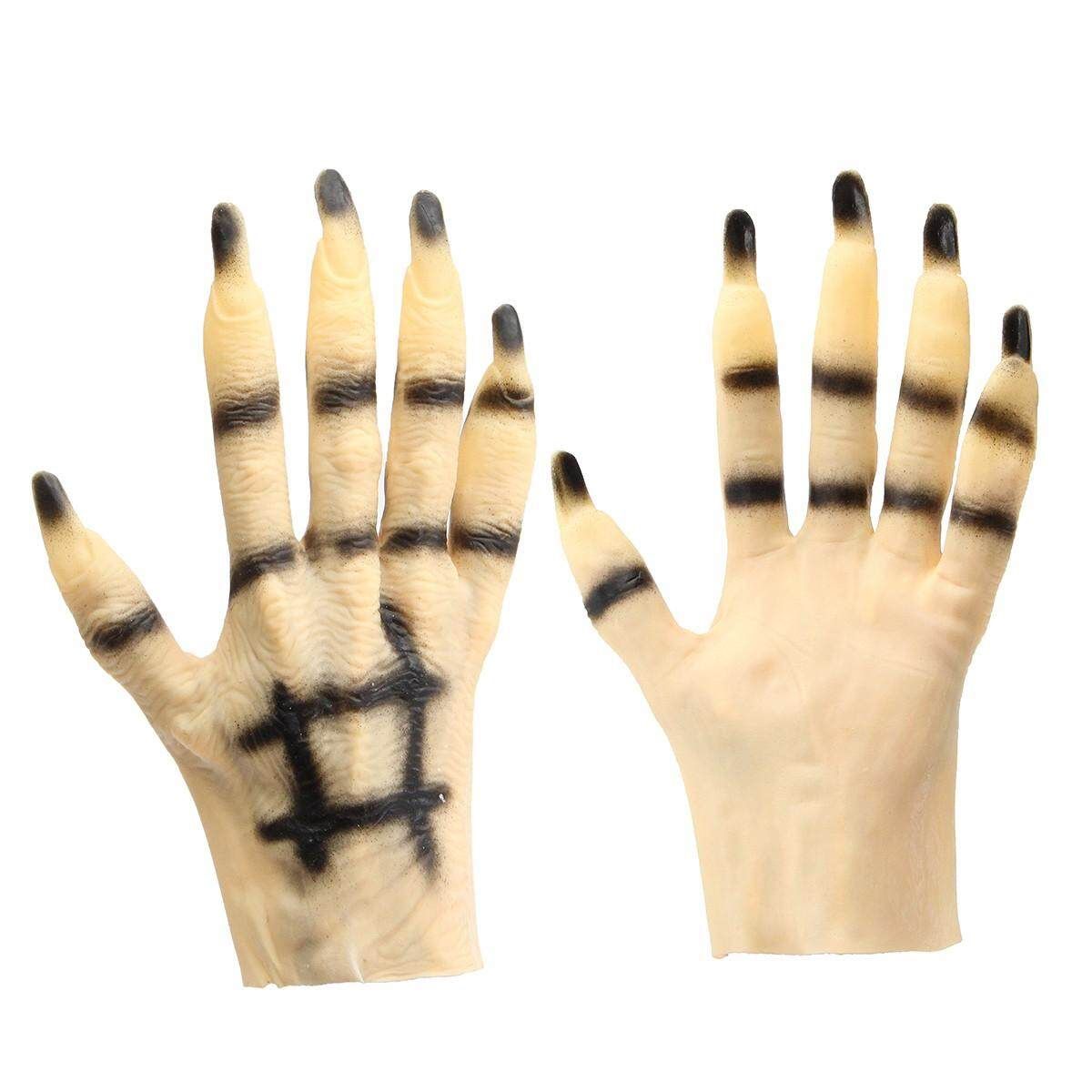 Halloween Cosplay Horror Monster Devil Wolf Paws Claws Hand Latex Unisex