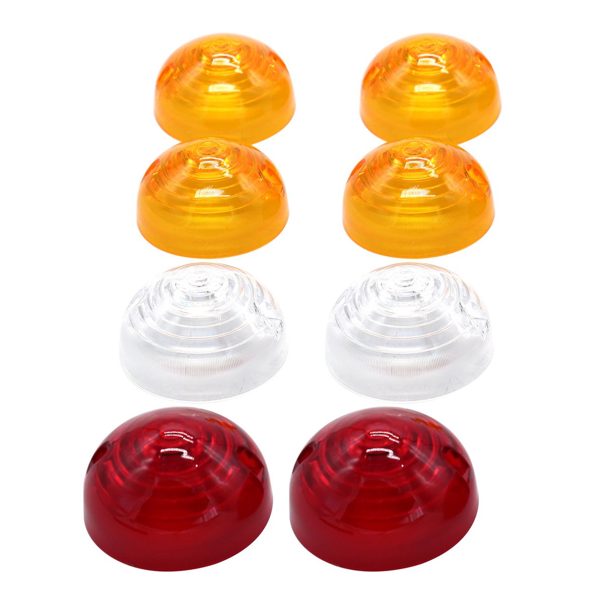 8 Pcs Tail Light Lens Kit Indicator Side Lamp Replacement