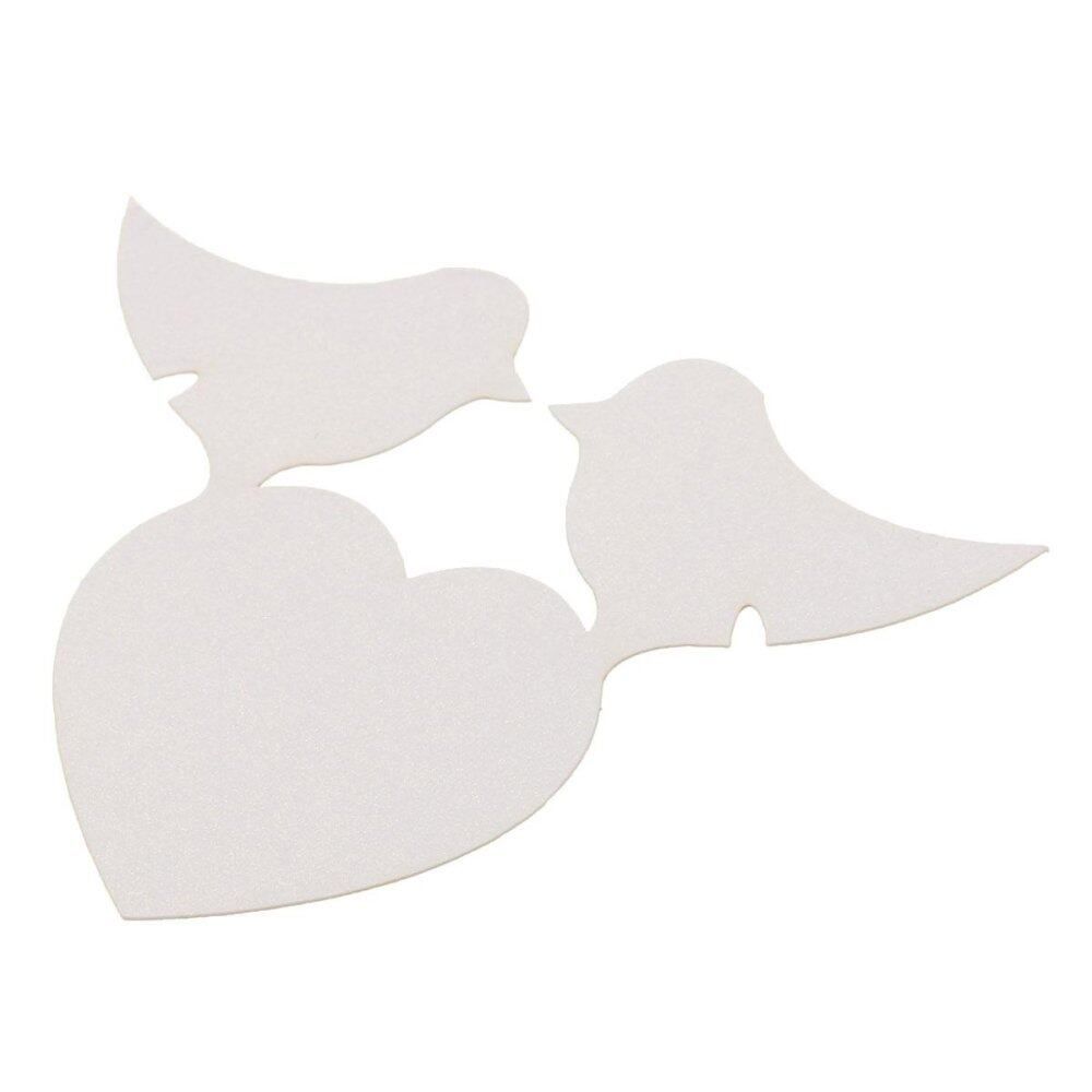 40 Selling White Glasses Paper Card Card Creative Continental Hollow Cup Red Wedding Party Wedding Banquet Seat Card