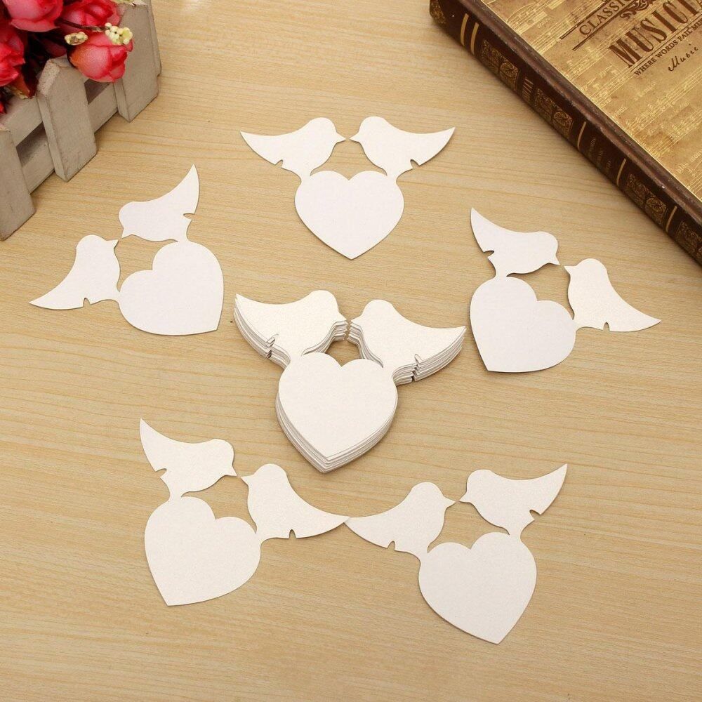 40 Selling White Glasses Paper Card Card Creative Continental Hollow Cup Red Wedding Party Wedding Banquet Seat Card