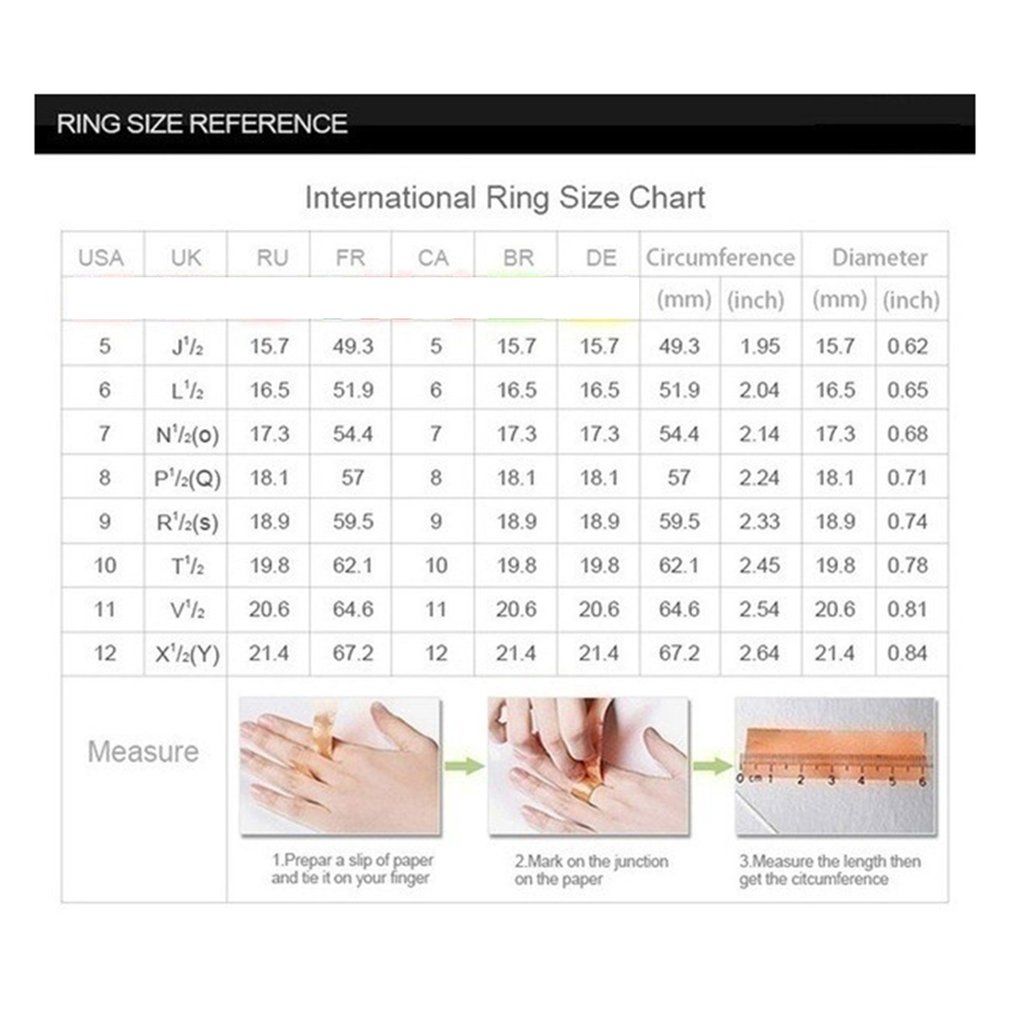 Men's Luxury Jewelry 18k Gold  Rown Natural Diamond Ring Birthday Present-gold-8#