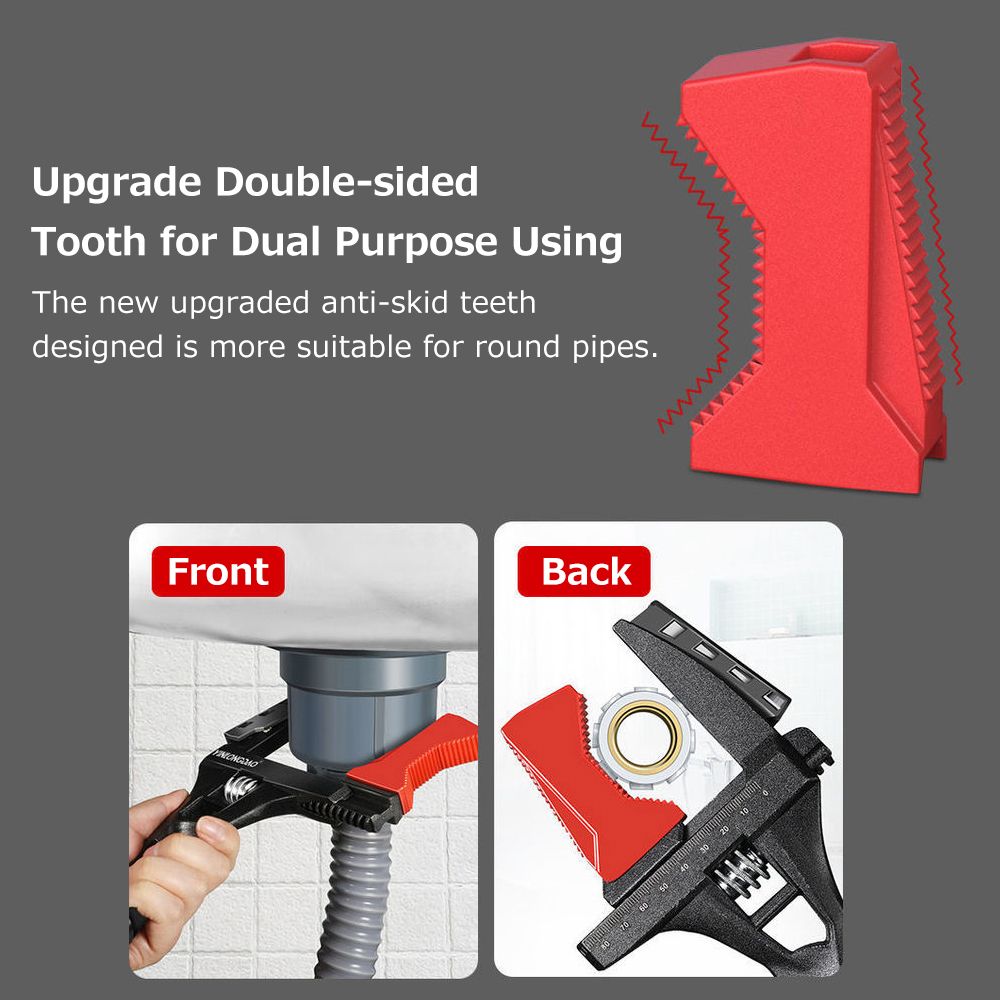 11~90mm Large Opening Bathroom Wrench Sink Wrench Spanner