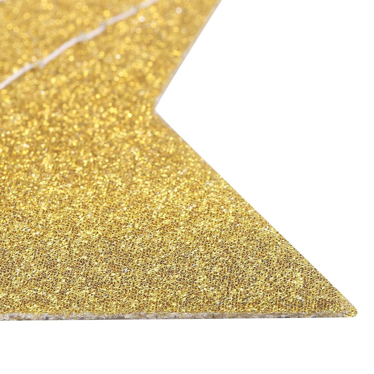 52 Feet Reflective Star Paper Star Bunting Banner 2.75