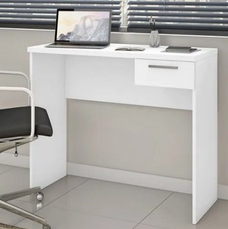 White Desk With 1 Drawer - LAG & PHC Delivery Only (Lagos Delivery Only)