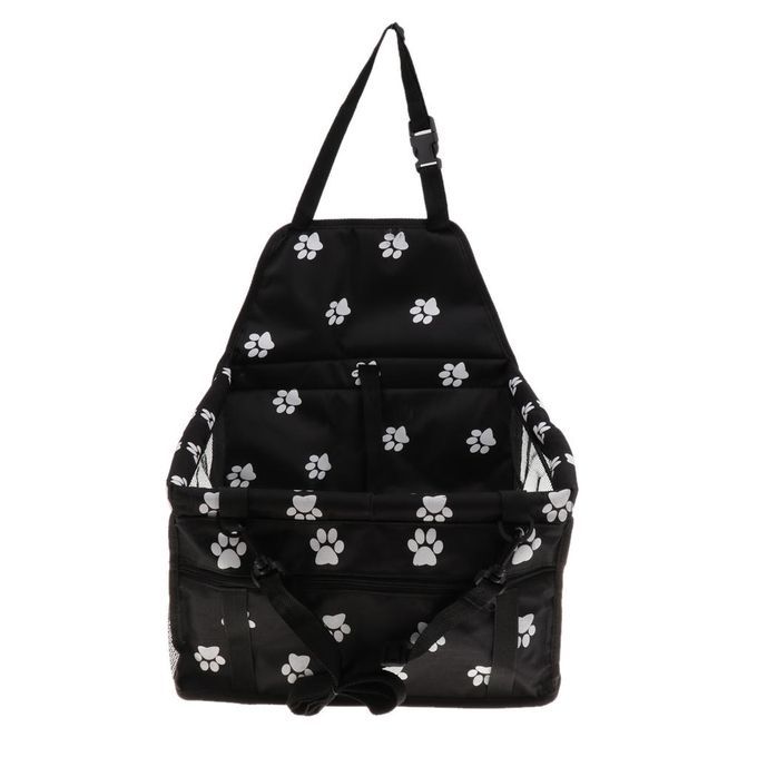 Foldable Dog Pet Cat Booster Seat Carrier Folding Bag Car Seat Black