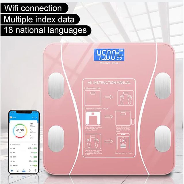 Household Electrode Supscale Body Fat Smart Weighing Scales