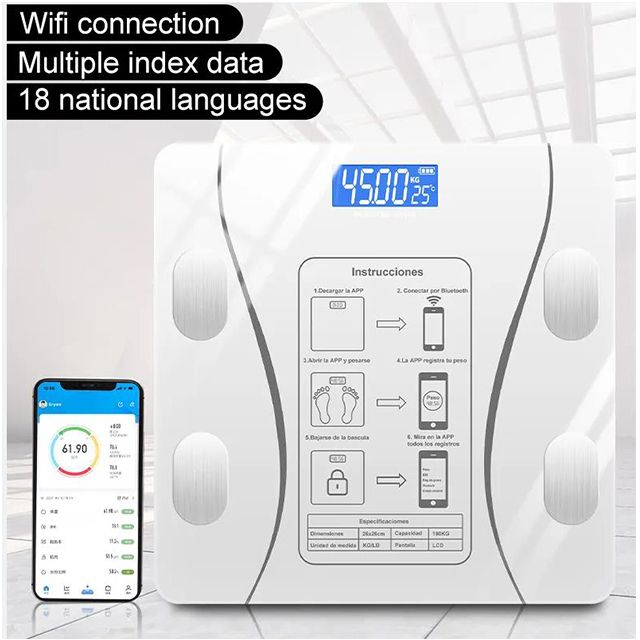 Household Electrode Supscale Body Fat Smart Weighing Scales