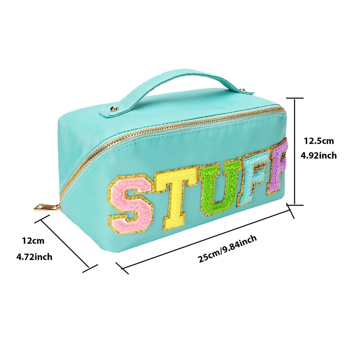 Cosmetic Bag Travel Cosmetic Case Toiletry Container Organizer Green