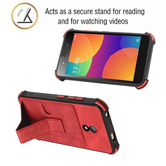 For Itel A16 Plus Case Invisible Card Holder Phone Case