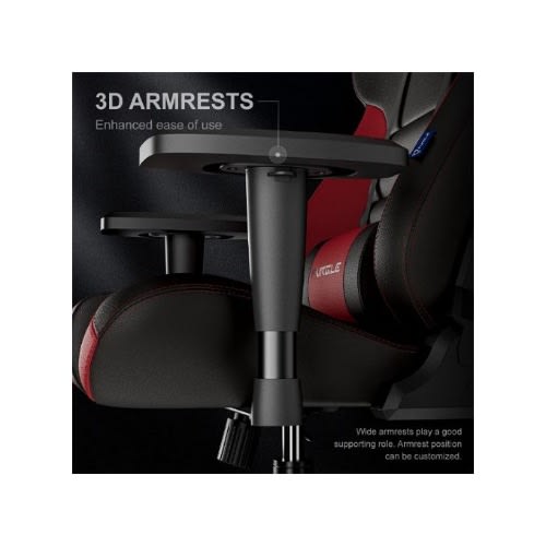 Furgle Computer Racing Gaming Ergonomic Chair- Red & Black