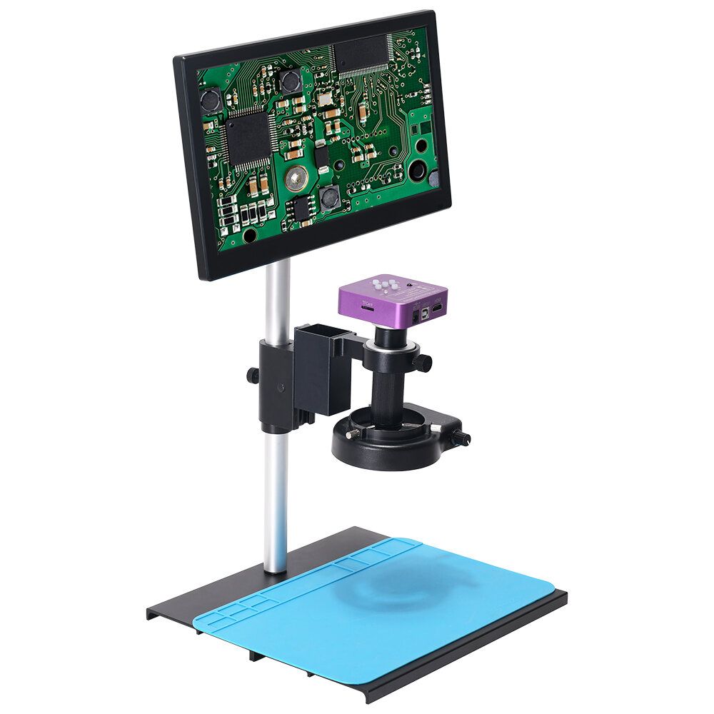 HAYEAR 51MP 11.6 Inch LCD Video Digital Microscope With150X