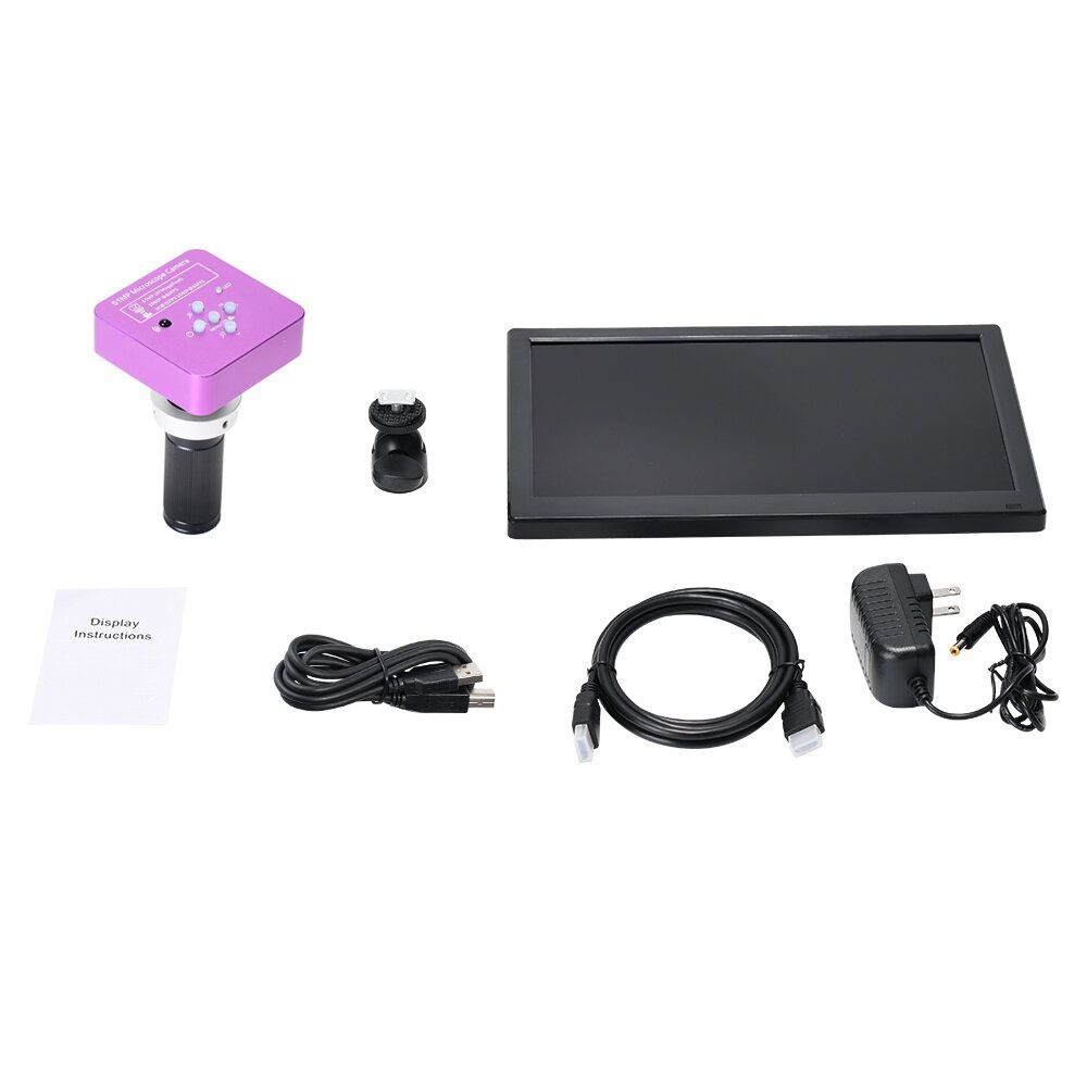 HAYEAR 51MP 11.6 Inch LCD Video Digital Microscope With150X