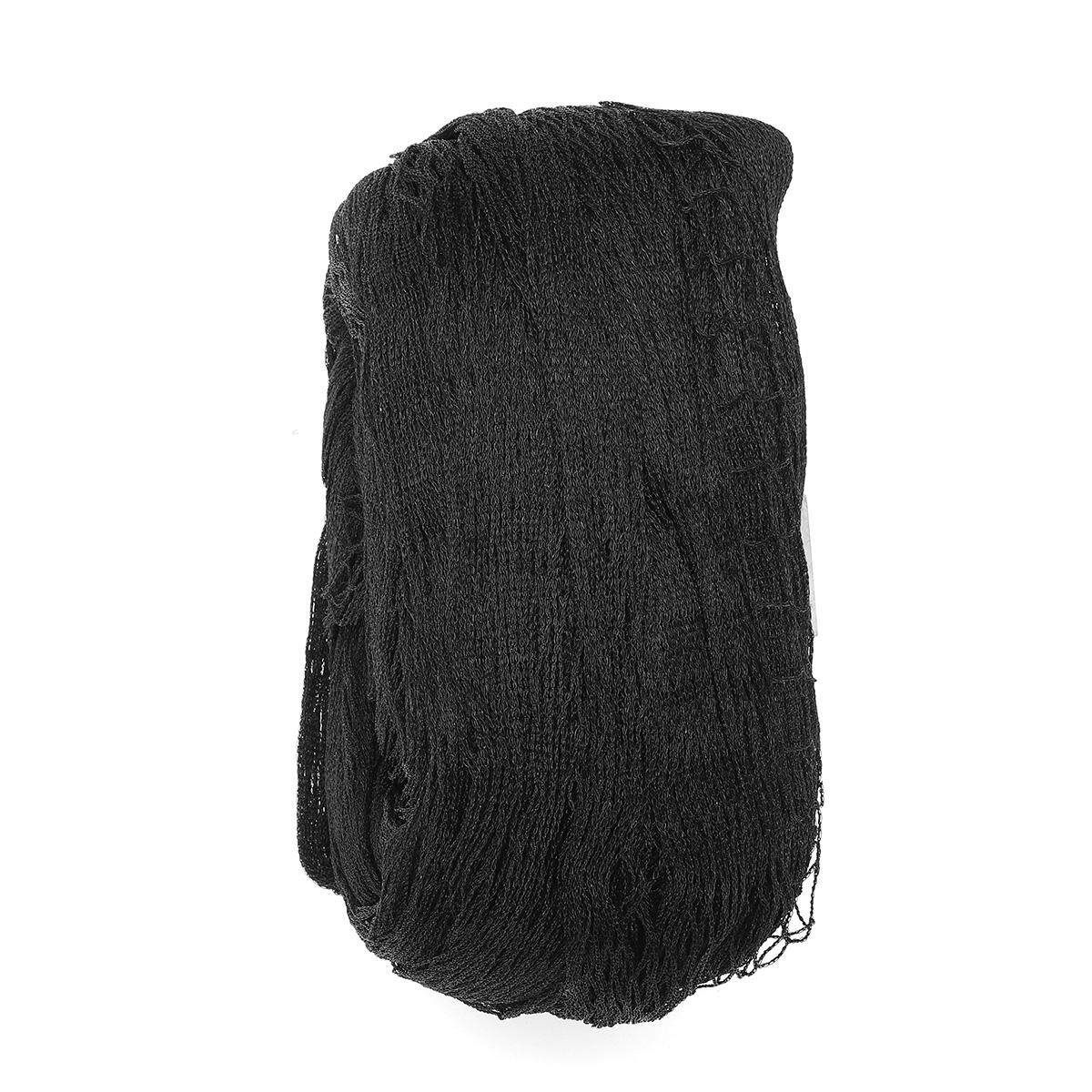 Pond Cover Net Fish Anti Bird Netting Garden Mesh Fruit Veg Protect + 10x Nail-4x4m Black