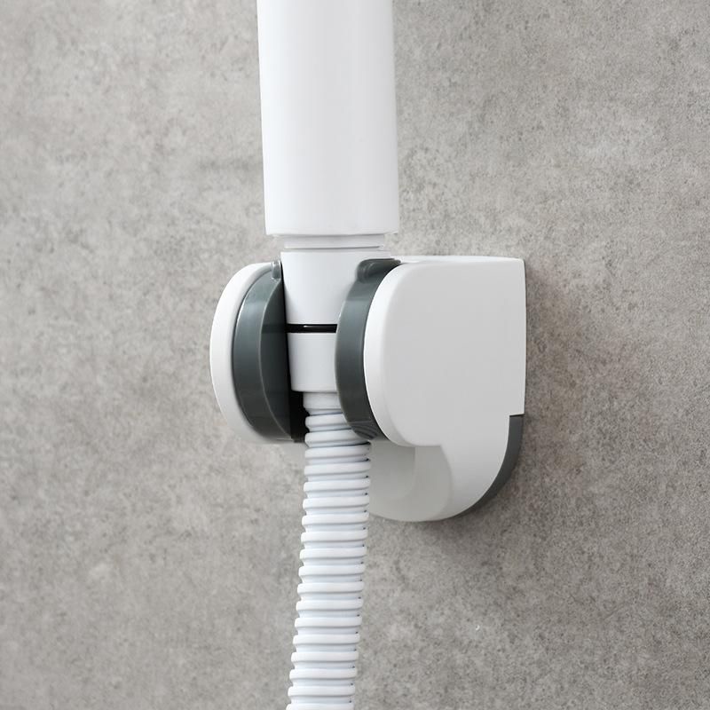 Adjustable shower bracket without punching bracket