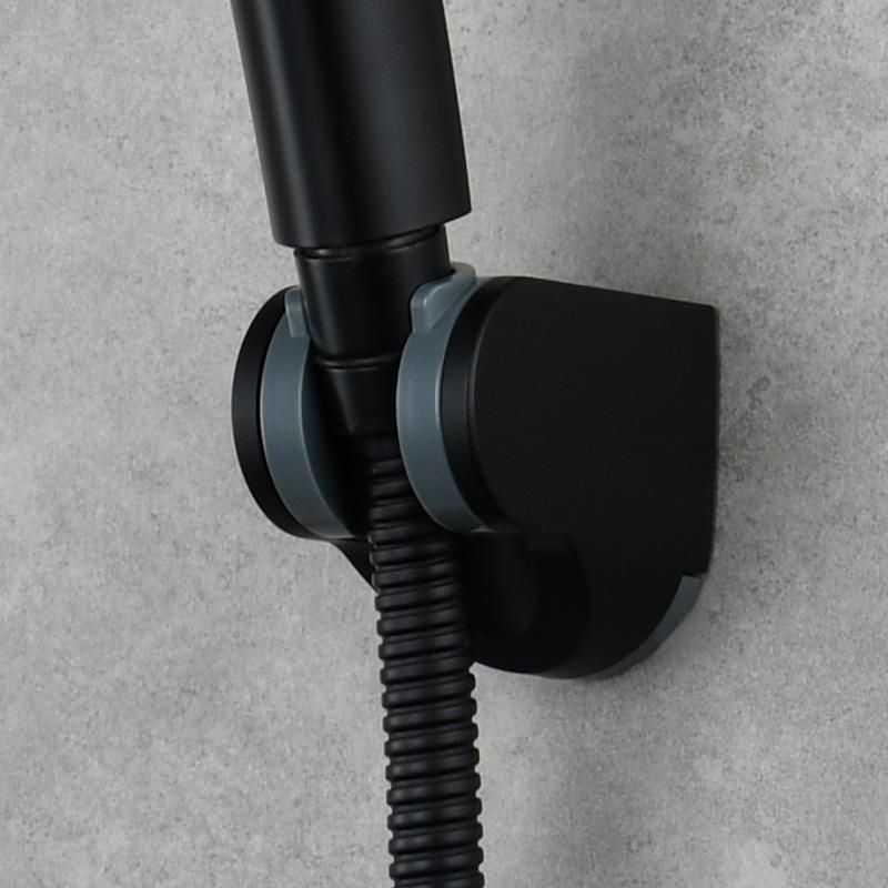 Adjustable shower bracket without punching bracket