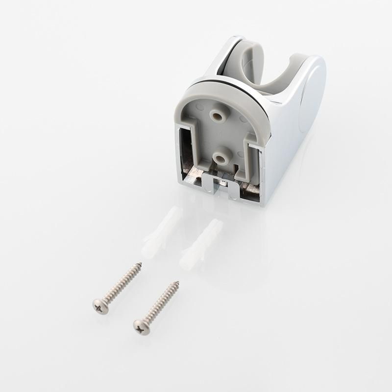 Adjustable shower bracket without punching bracket