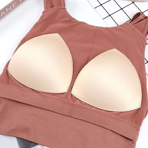 1 Pcs Korean Women's Seamless Bra Yoga Running Sports Bottom Vest