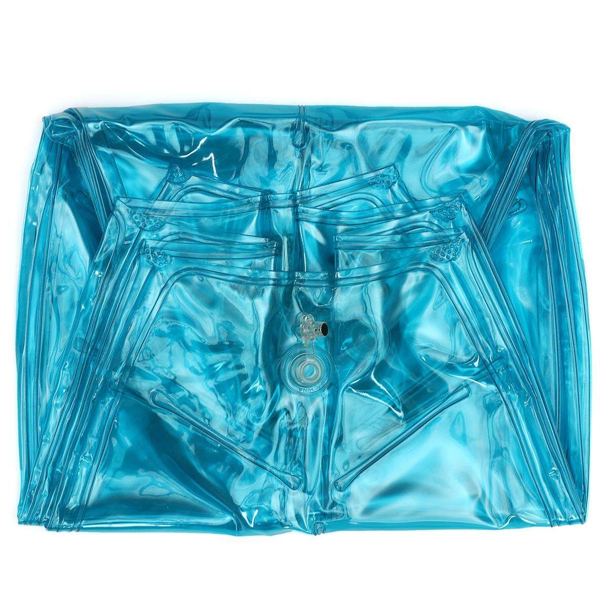 60CM PVC Inflatable Bubble Ball Kids Impact Toy Soccer Football Outdoor Sport Blue