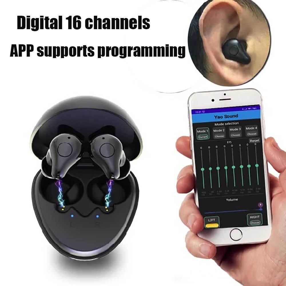 Bluetooth APP Programming Hearing Aids 16 Channels Hearing