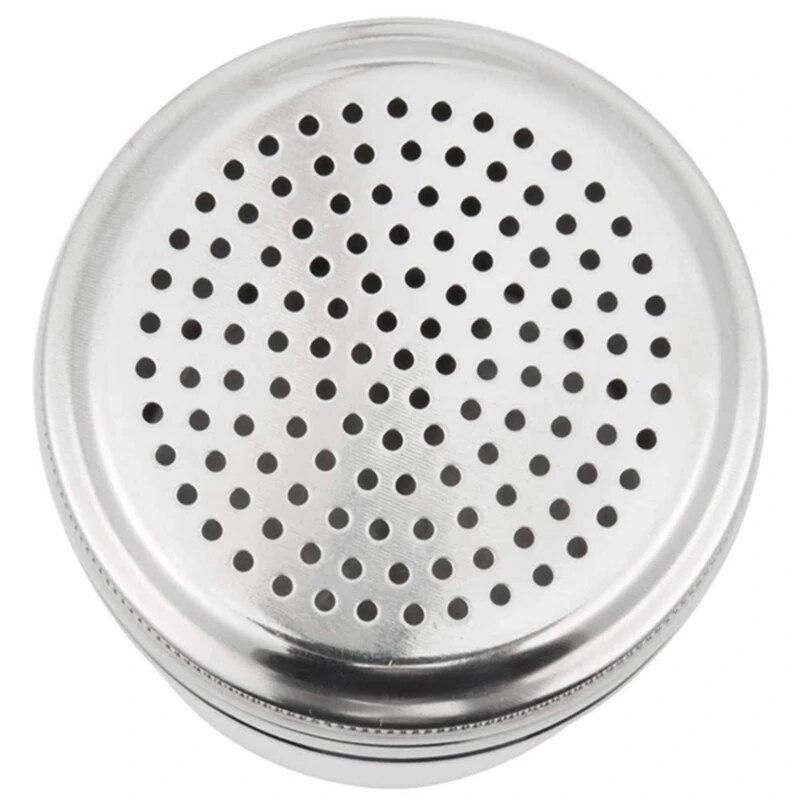 (Set of 2) Dredge Shakers 10 oz, Stainless Steel Spice Shakers Baking/Cooking
