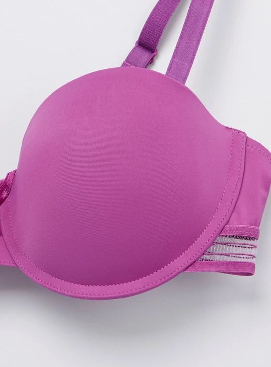Balconette Bra-  Purple