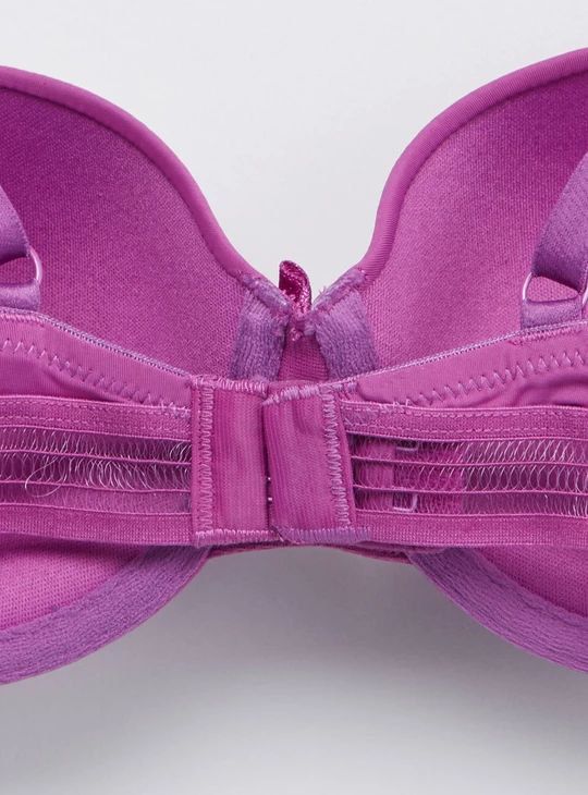 Balconette Bra-  Purple