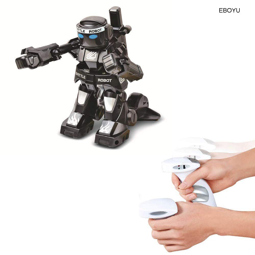 Battle Robot Remote Control 2.4G Humanoid Ing Robot + Two Control Joysticks Real Boxing  Experience Gift