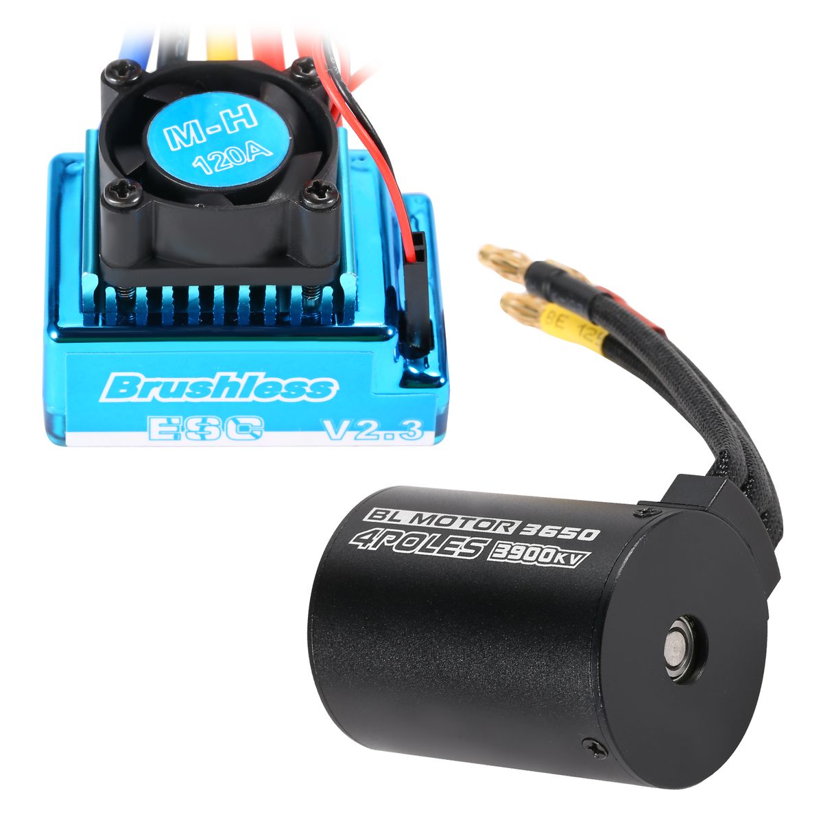 3650 3900KV Waterproof Brushless Motor With 120A Brushless