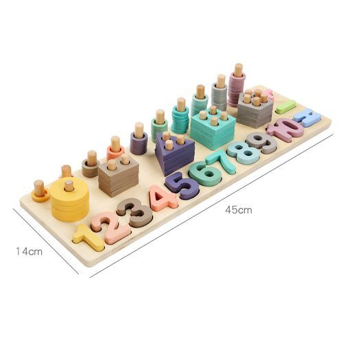 Children Wooden Toys G Montessori Materials Teaching Count N