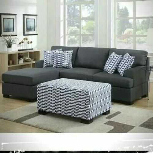 L-shaped  Sofa. Grey Colour. (DELIVERY ONLY IN LAGOS)