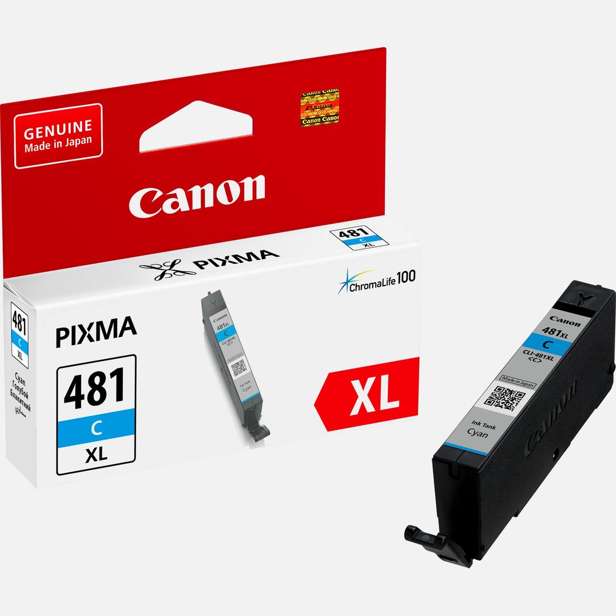 481XL Cyan Original High Yield Ink Cartridge