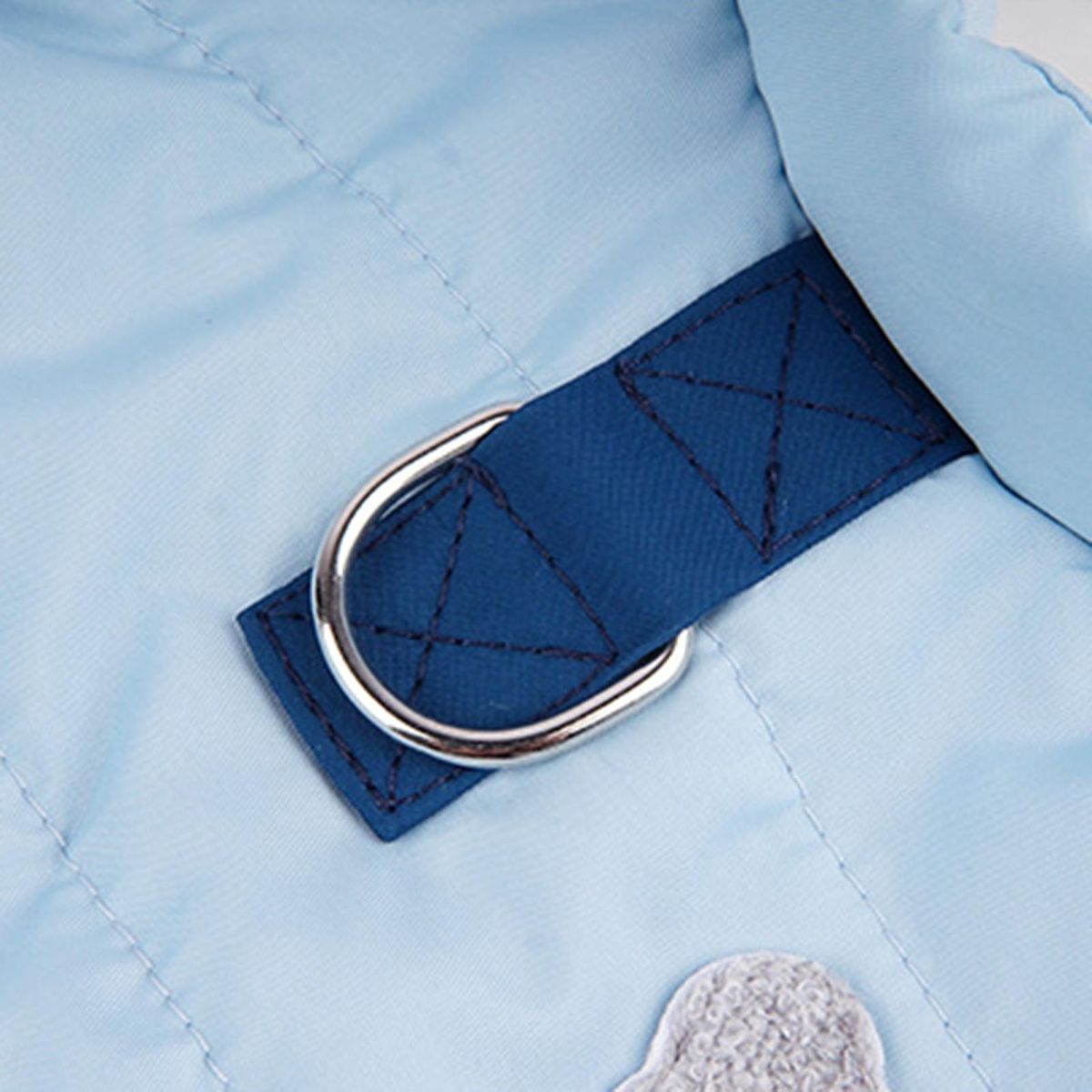 Puppy Clothes Puppy Jacket Coat Pet Two-legged Clothes Blue