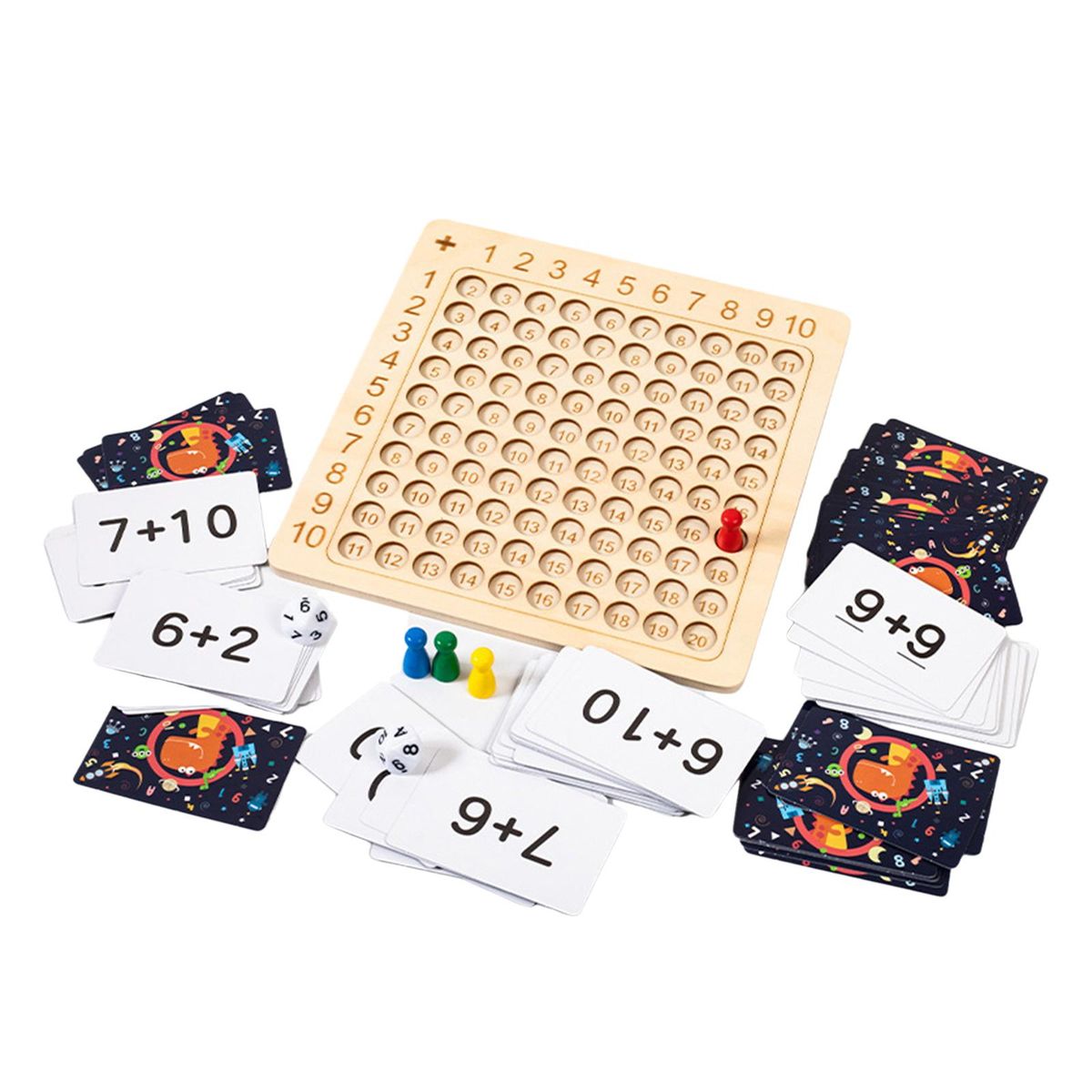 Wooden Multiplication Board Multiplication Division Board