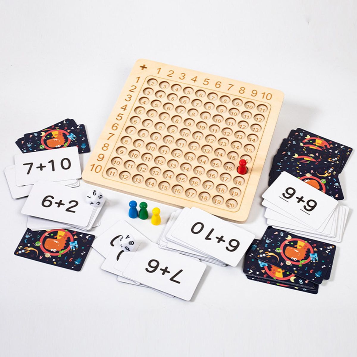 Wooden Multiplication Board Multiplication Division Board