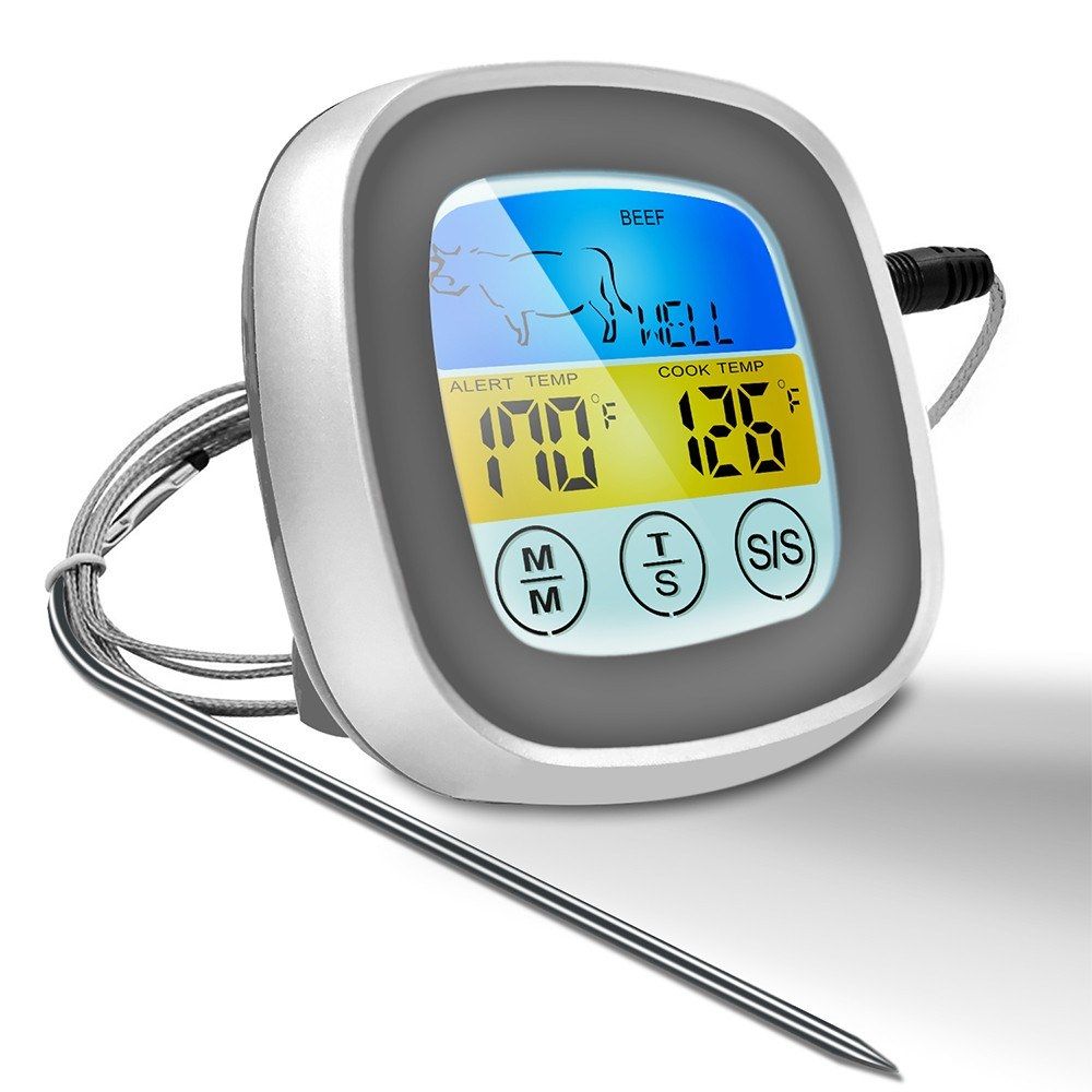 Touchscreen Meat Thermometer Food Barbecue Thermometer BBQ