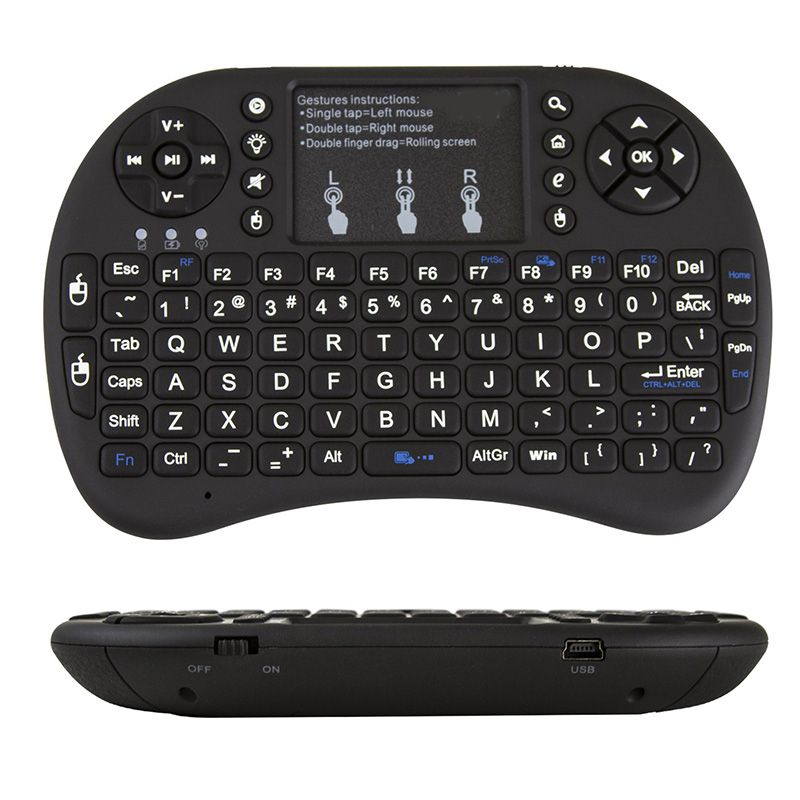 I8 Mini Wireless Keyboard 2.4g English Russian 3 Color Air