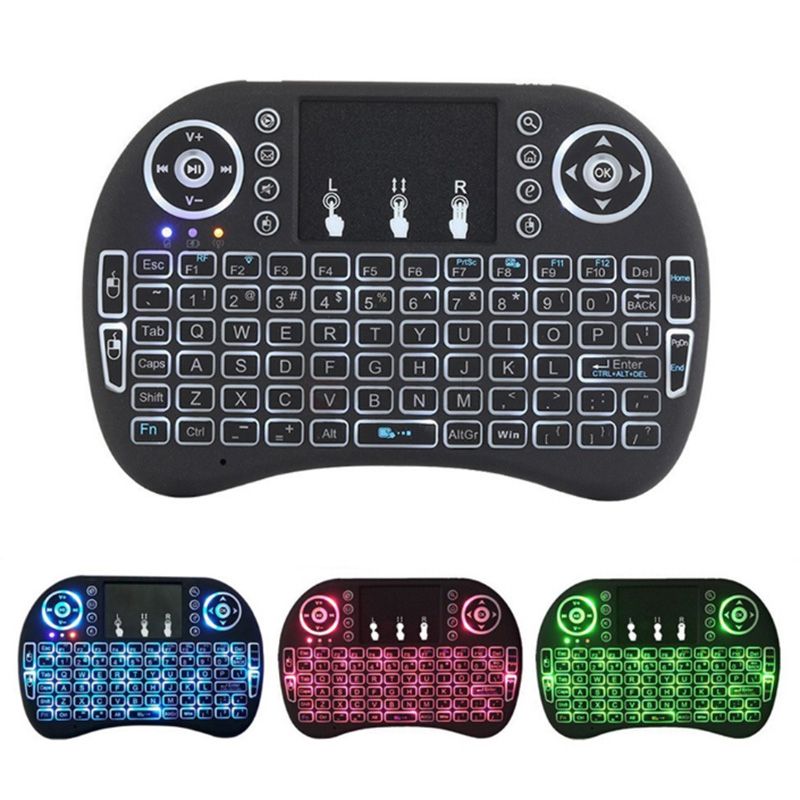 I8 Mini Wireless Keyboard 2.4g English Russian 3 Color Air