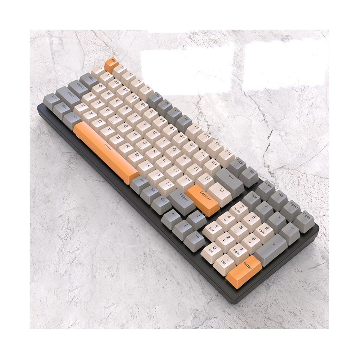 K6 Mechanical Keyboard 100 Keys Keycaps BT5.0 2.4 Ghz