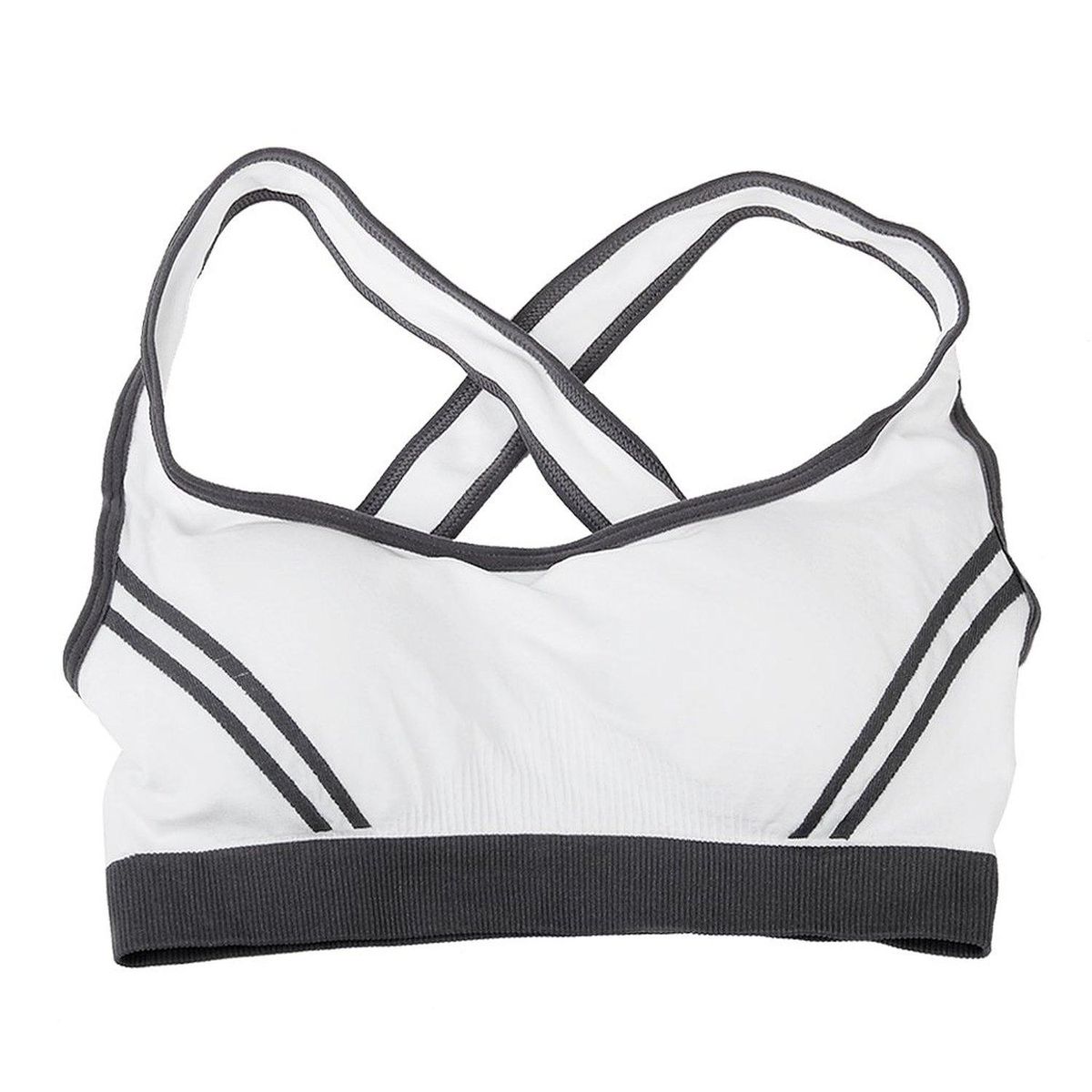 Women's Seamless Padded Sports Bra Crop Top Running Yoga
