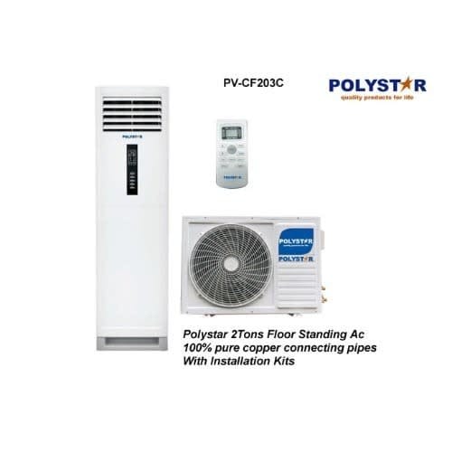 2 Tons Floor Standing Air Conditioner 3m Pure Copper Ac Pipe | Pv-cf203c