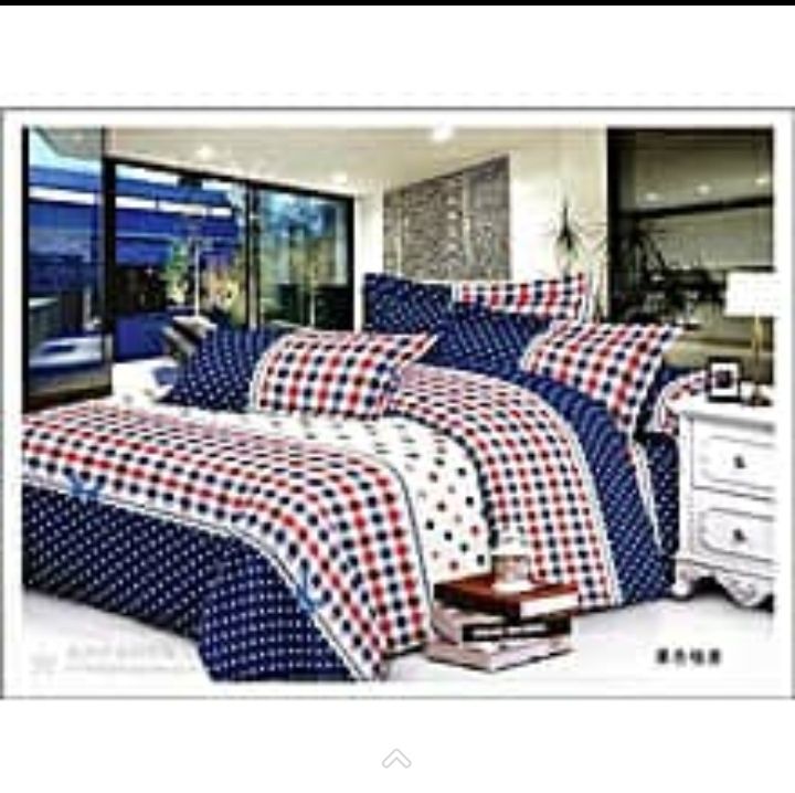 Apple Design Bedsheet With 4pillowcases