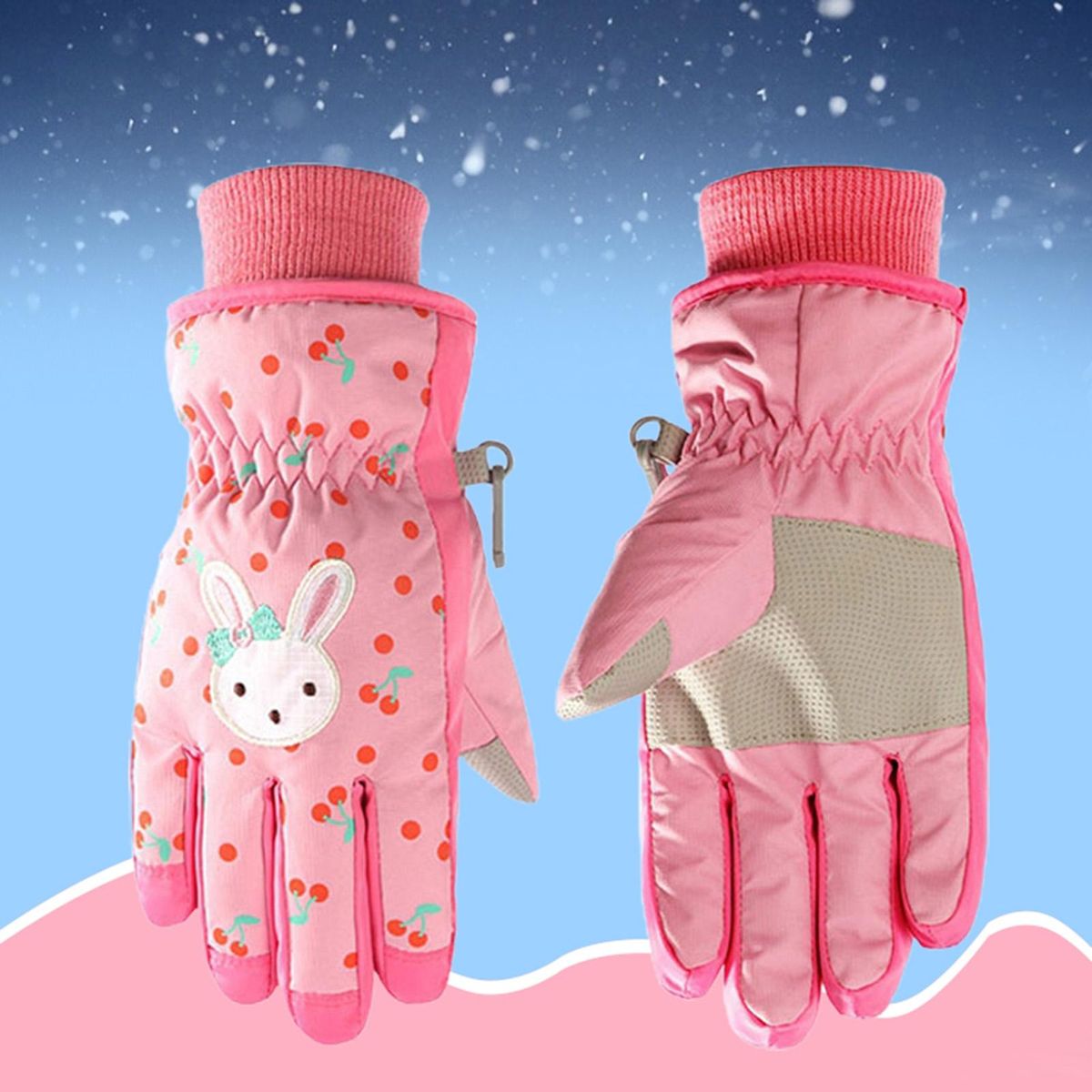 1 Pair Skating Elastic Wrist Skating Pink