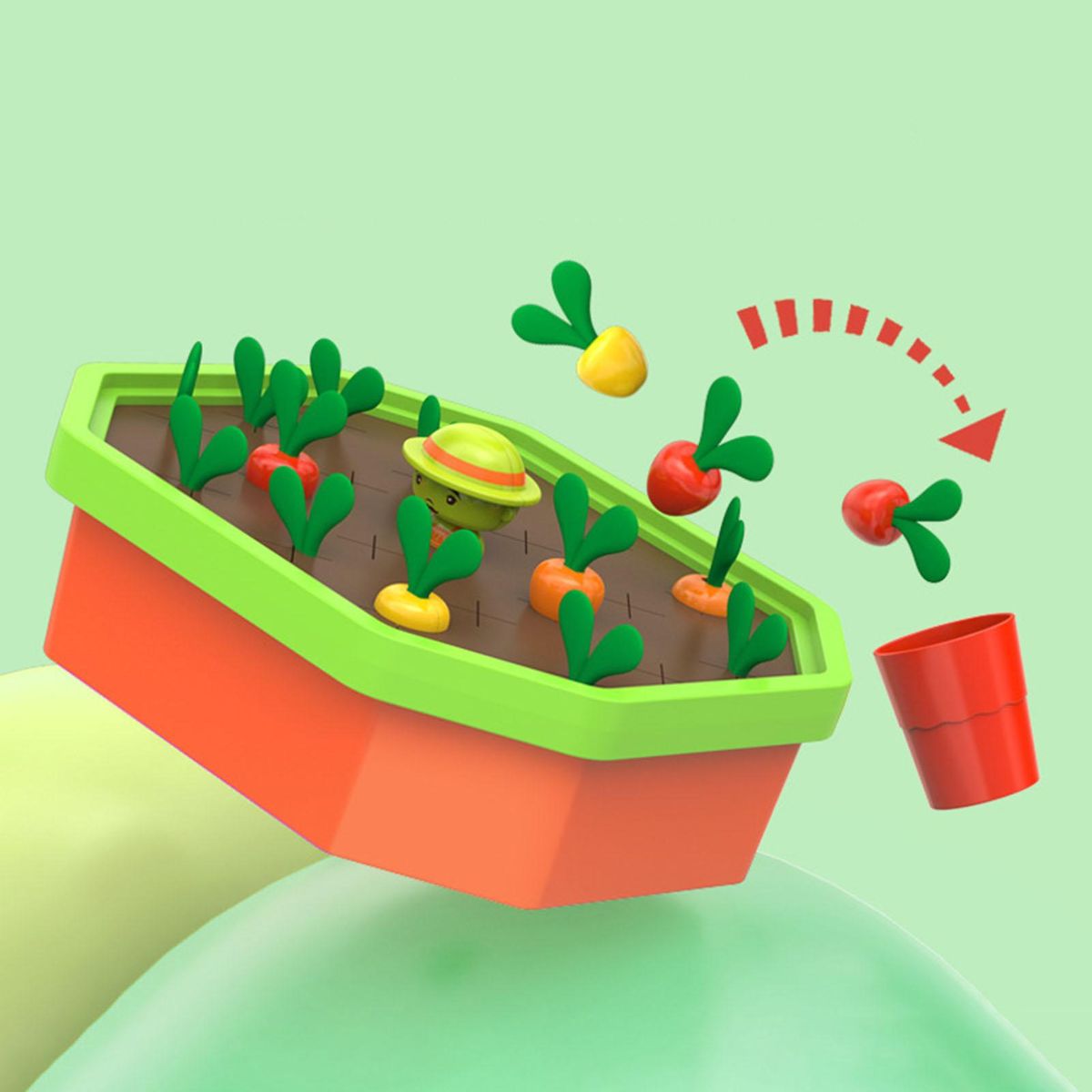 Educational Toy Pulling Radishes Kids Toy B