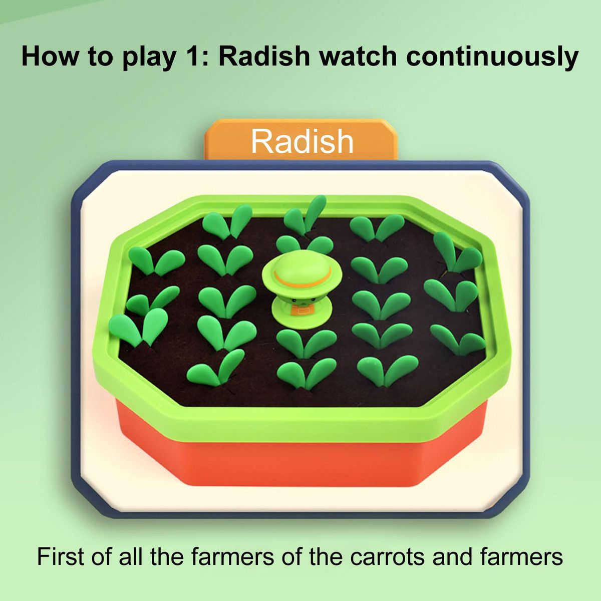 Educational Toy Pulling Radishes Kids Toy B