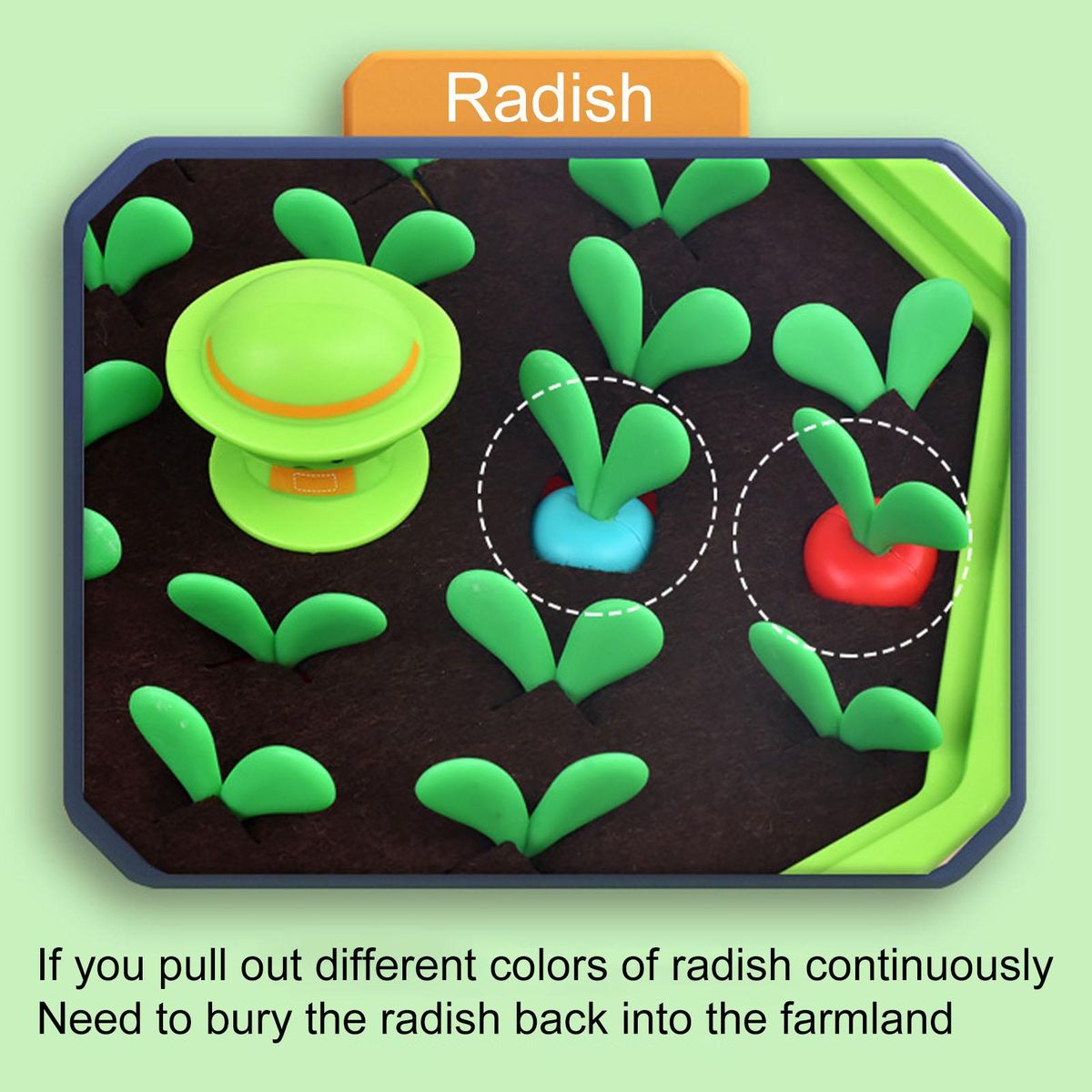 Educational Toy Pulling Radishes Kids Toy B